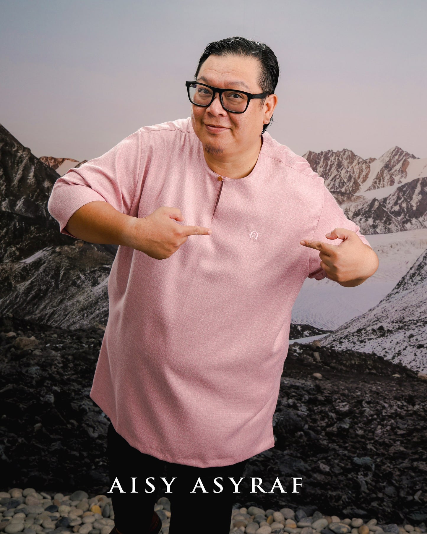 Kurta Khifnu Plussize - Pink
