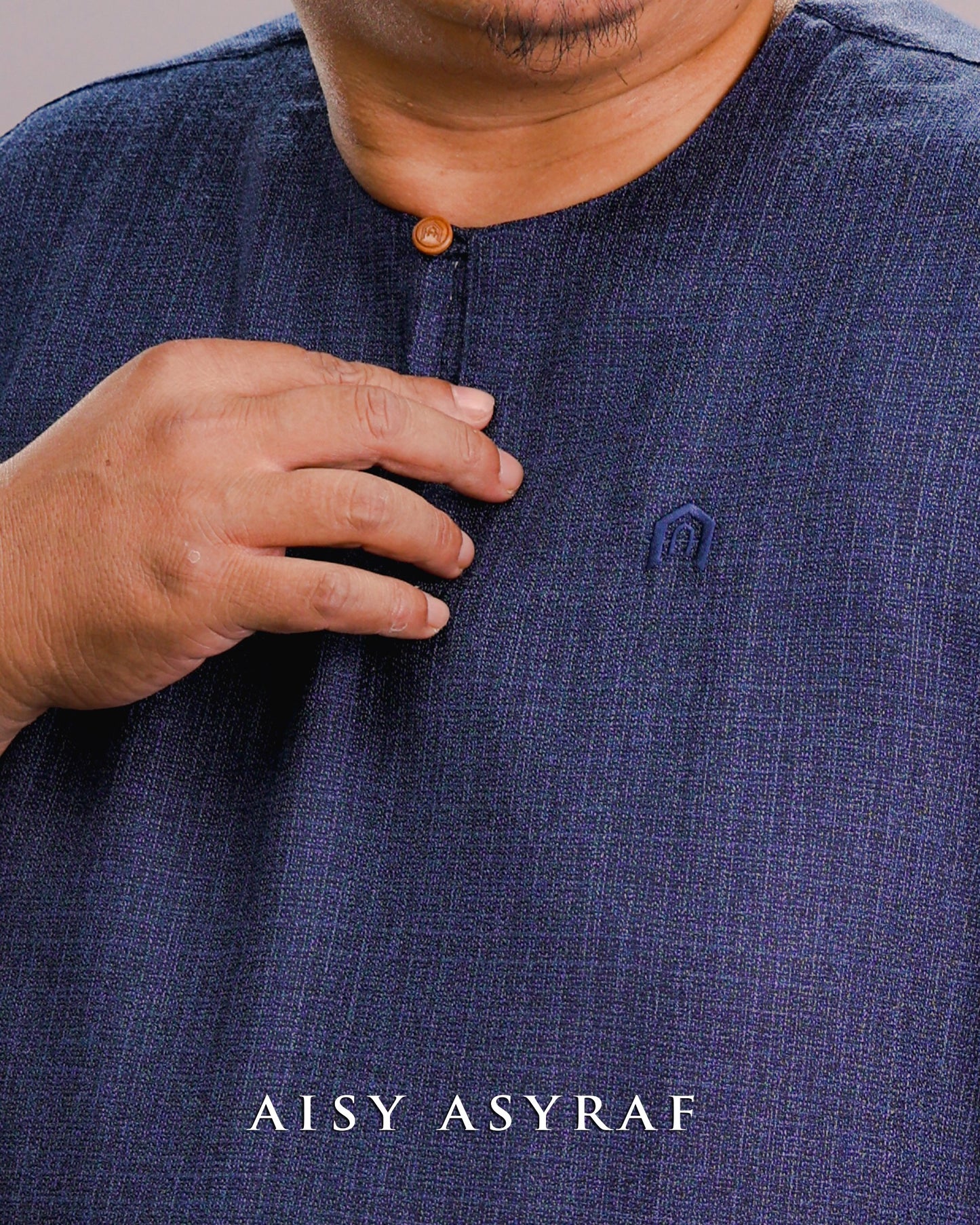 Kurta Khifnu Plussize - Navy Blue