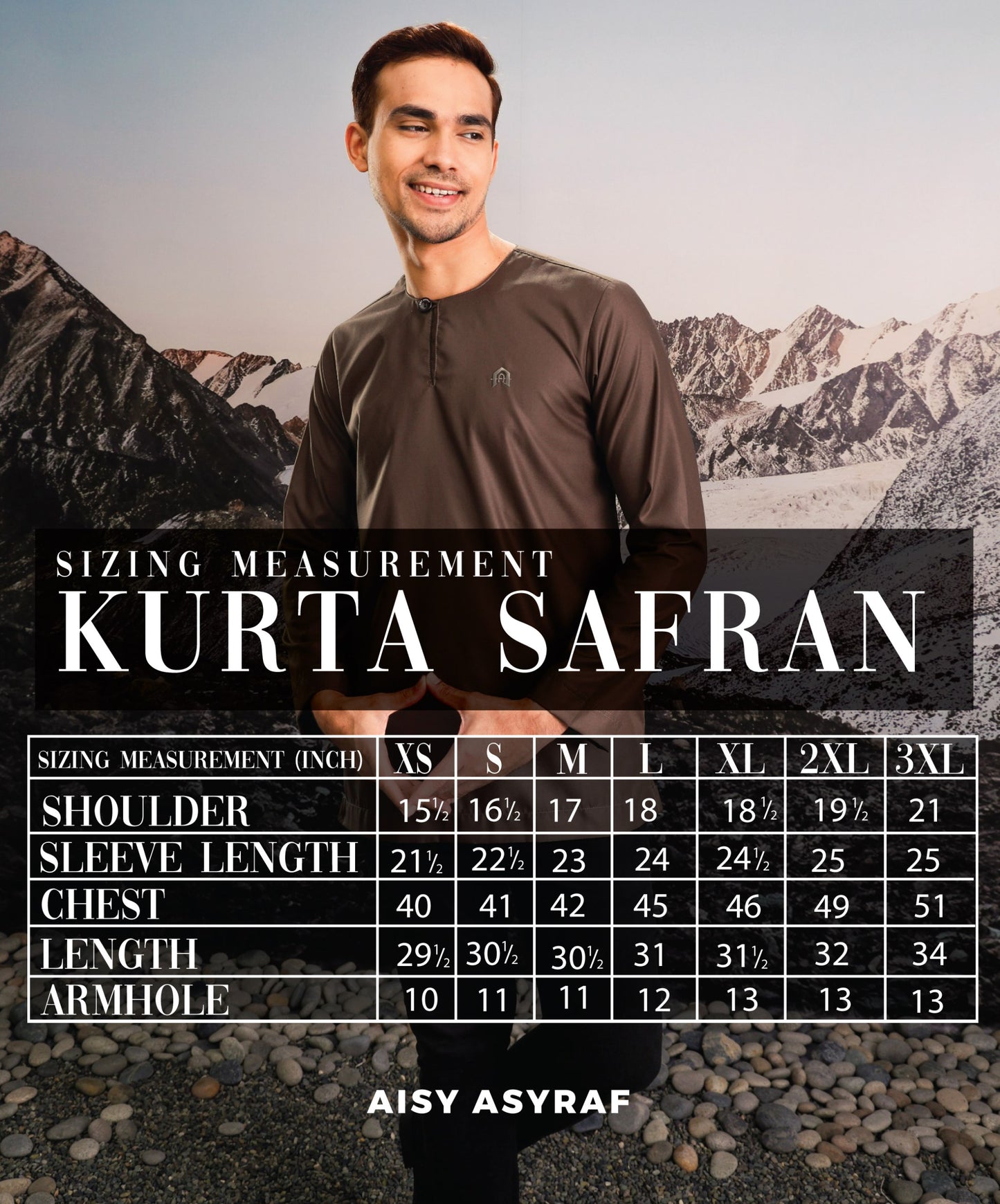 Kurta Safran - Grey