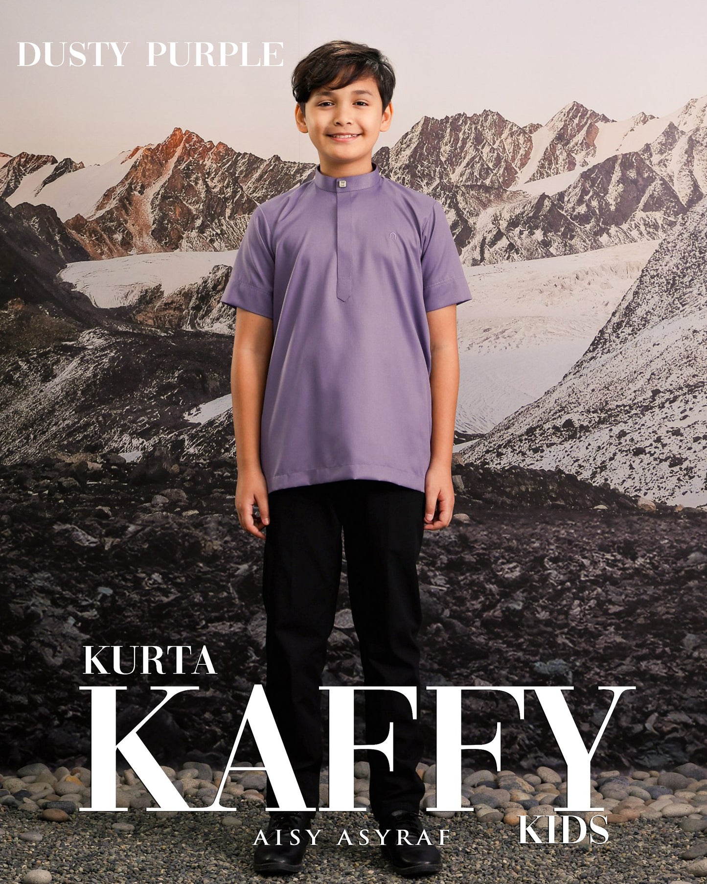 Kurta Kaffy Kids - Dusty Purple