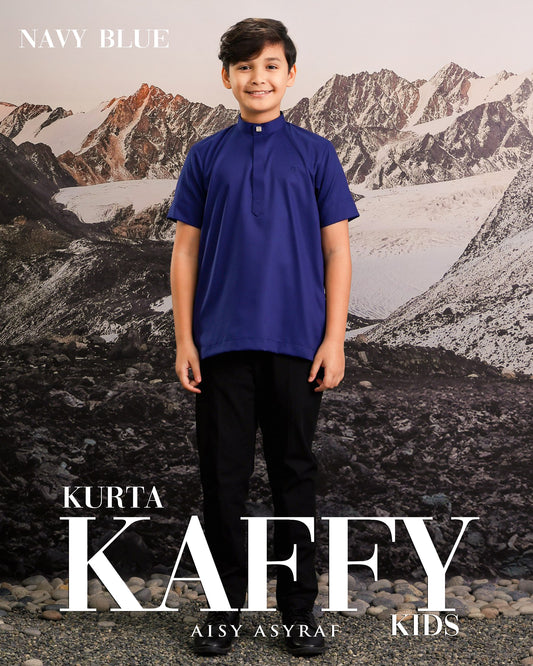 Kurta Kaffy Kids - Navy Blue
