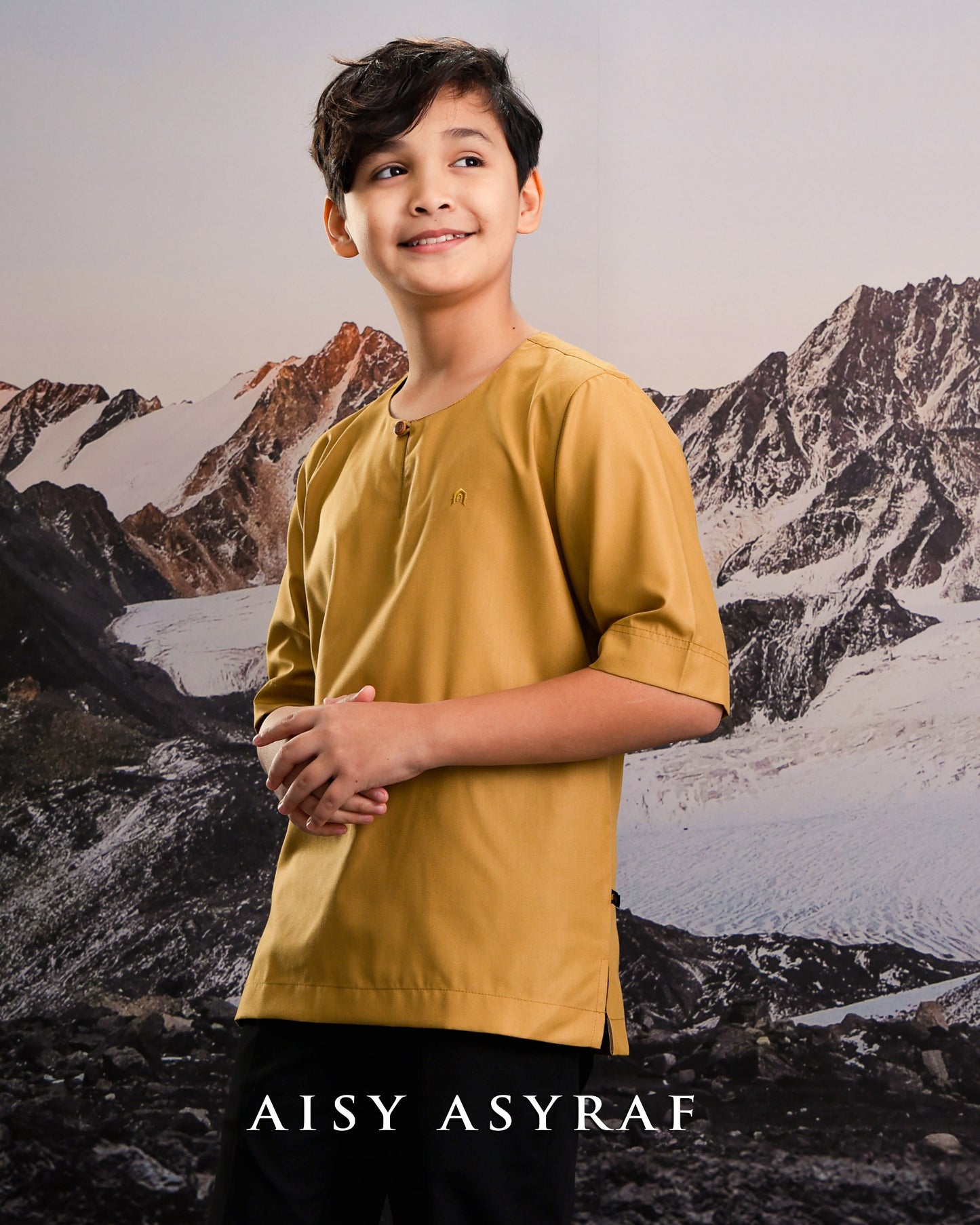 Kurta Layta Kids - Mustard