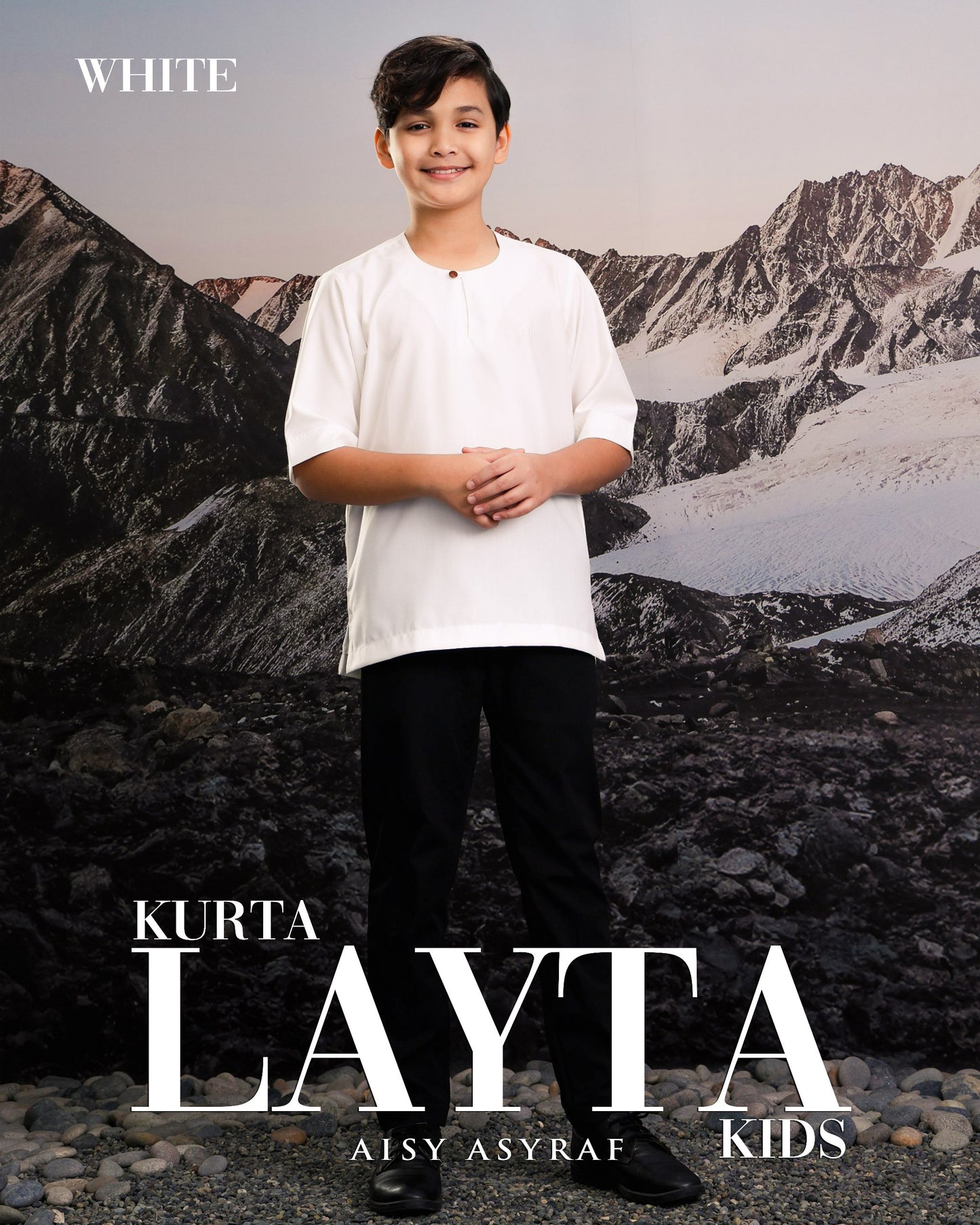 Kurta Layta Kids - White