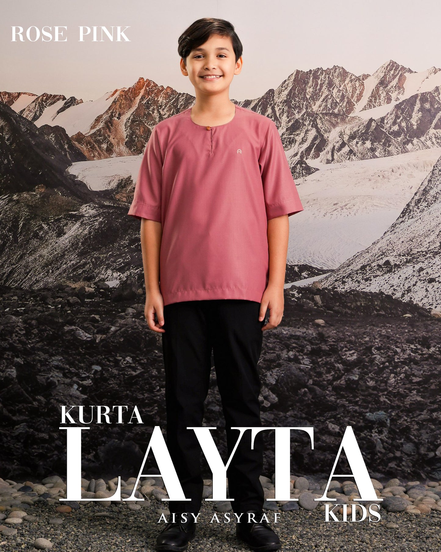 Kurta Layta Kids - Rose Pink