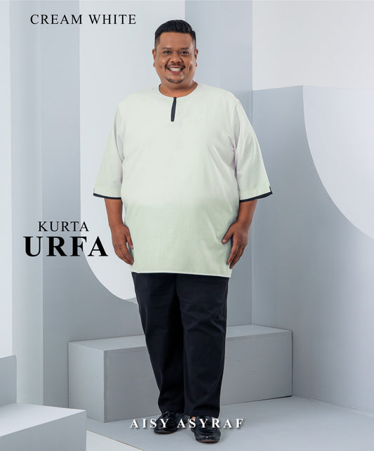 Kurta Urfa Plussize - Cream White