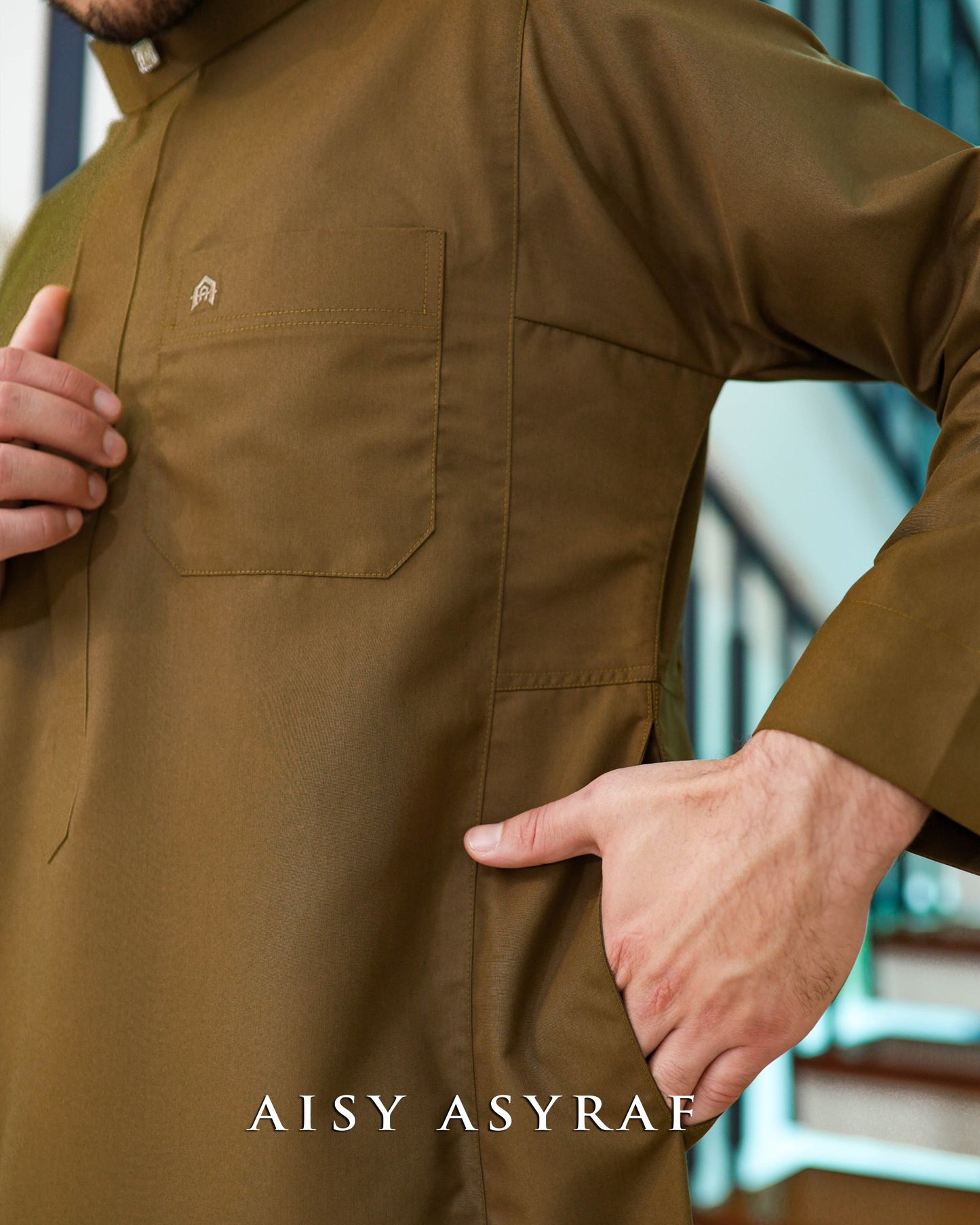 Jubah Yusra - Dark Brown