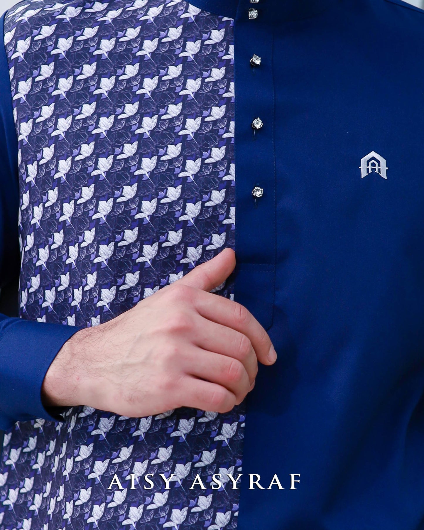 Kurta Nabeela Raya - Kod 51 (Navy)