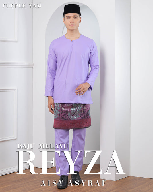 Baju Melayu Reyza - Purple Yam