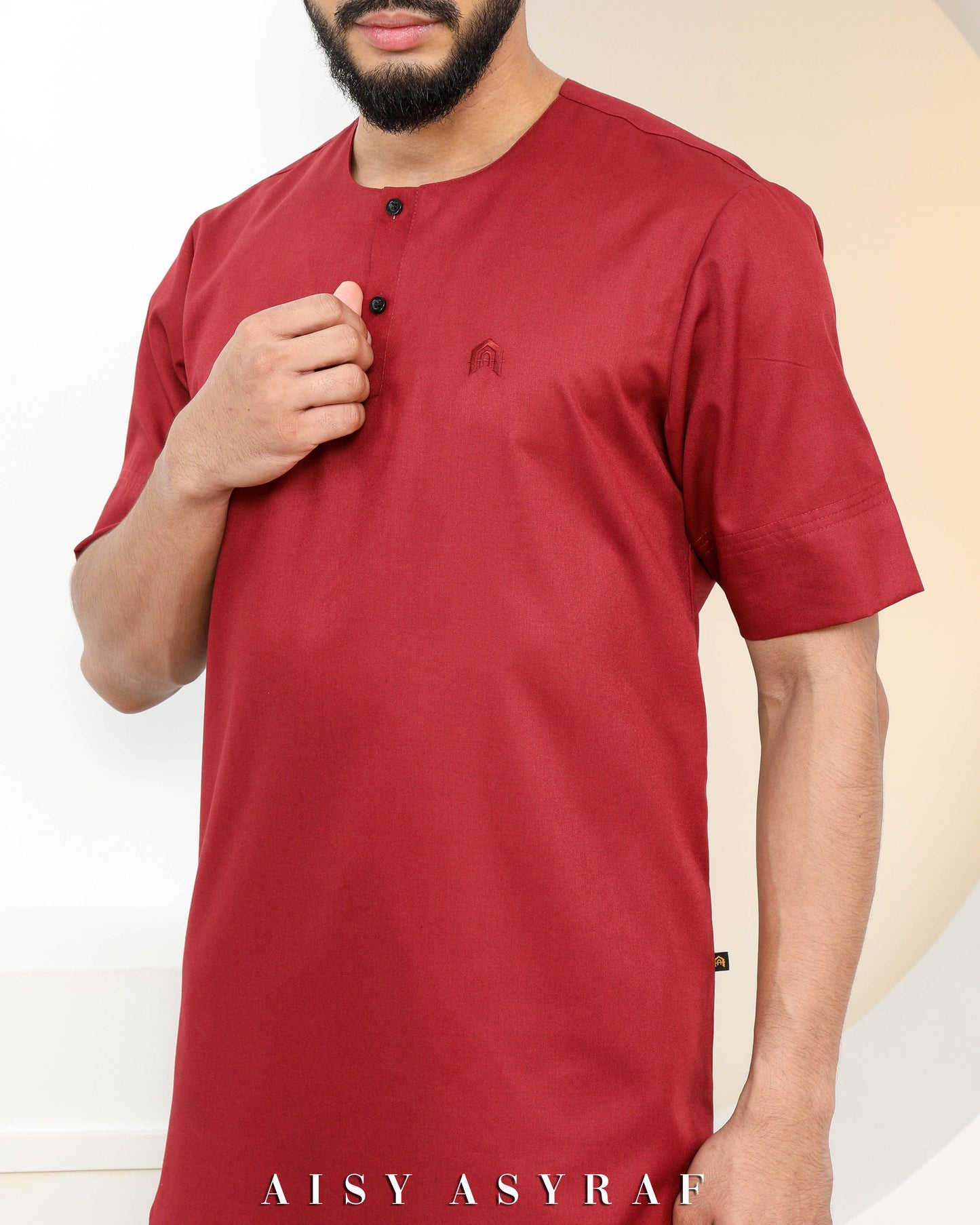 Kurta Zia - Dark Maroon