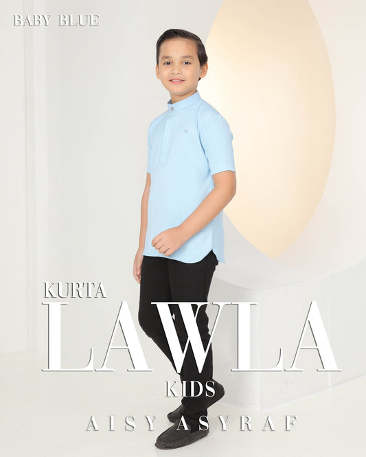 Kurta Lawla Kids - Baby Blue