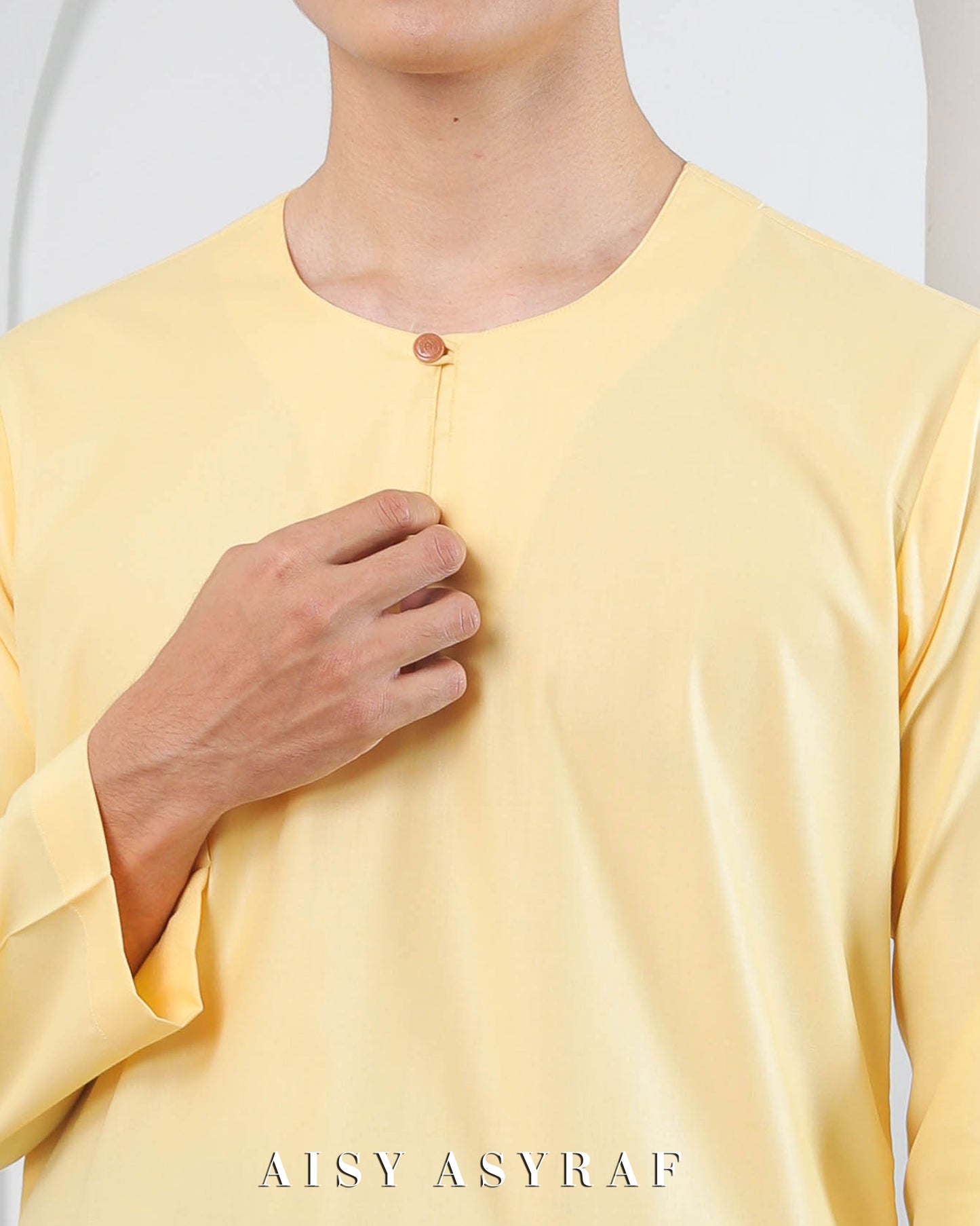 Baju Melayu Reyza - Light Yellow