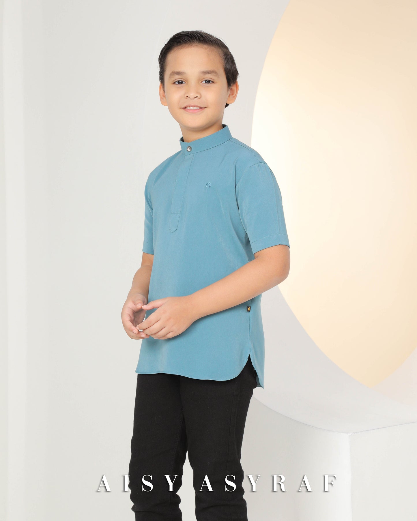 Kurta Lawla Kids - Dusty Blue