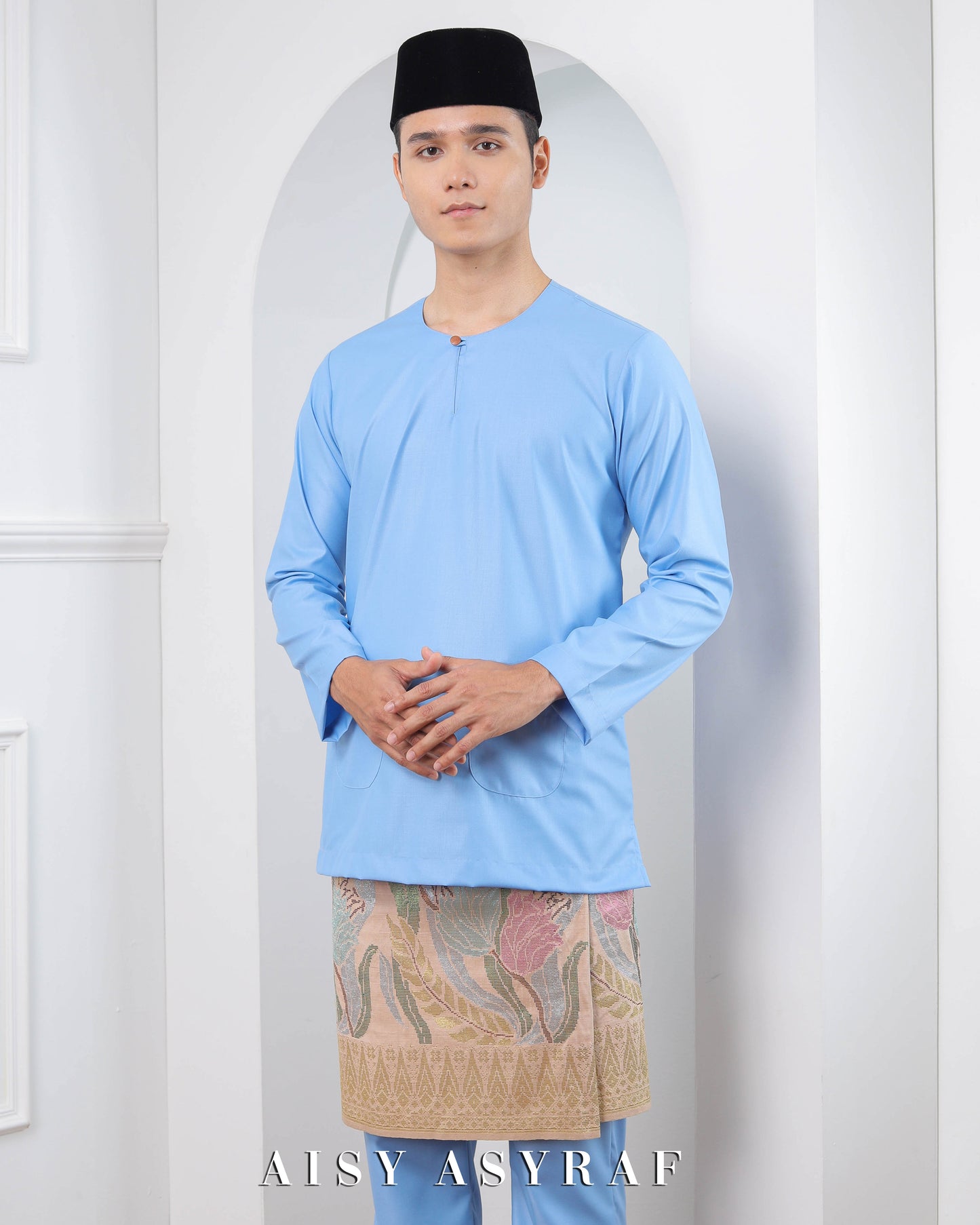 Baju Melayu Reyza - Cinderella Blue