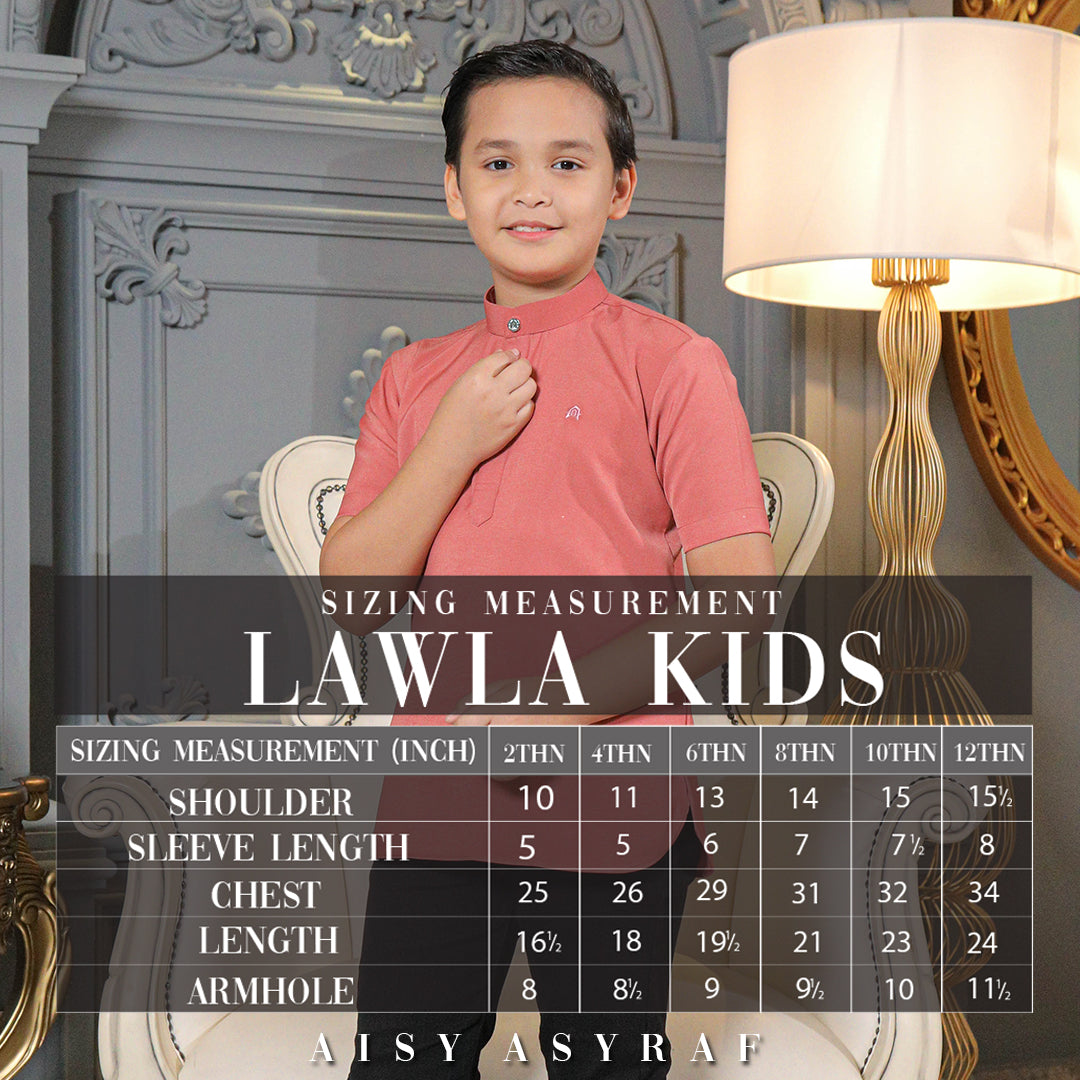 Kurta Lawla Kids - Emerald Green