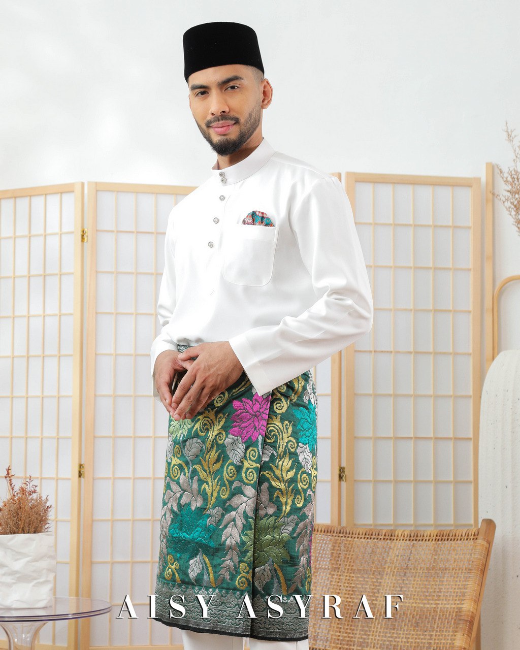 Baju Melayu Zaidan - White