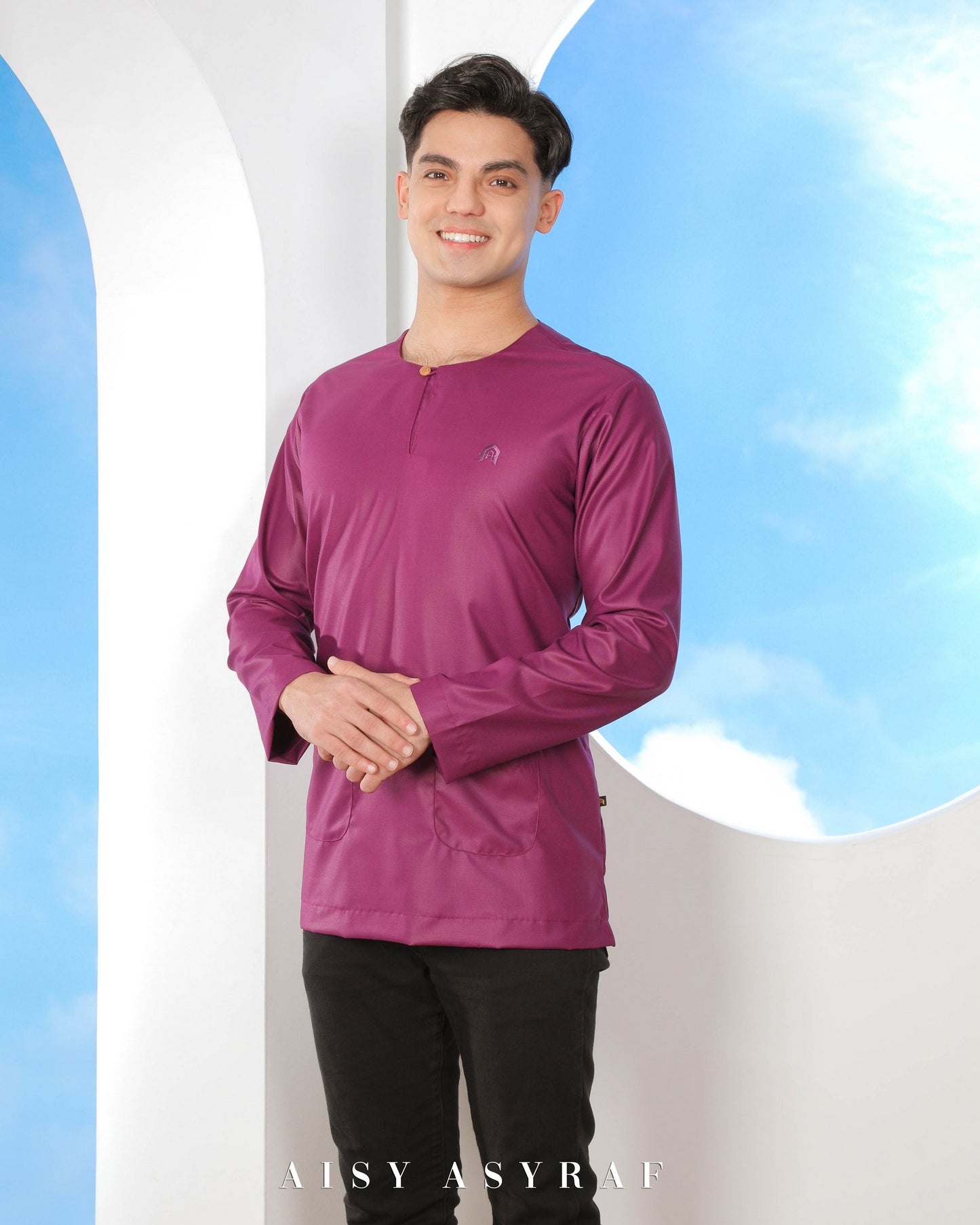 Kurta Afgan - Magenta