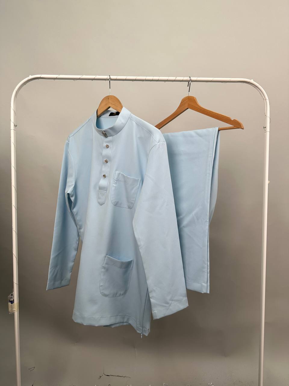 Baju Melayu Zaidan - Baby Blue