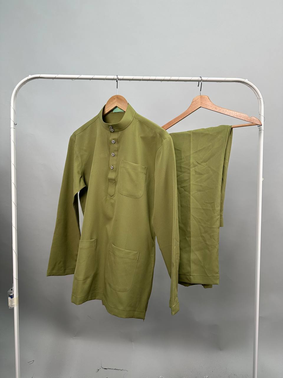 Baju Melayu Zaidan - Green Tea