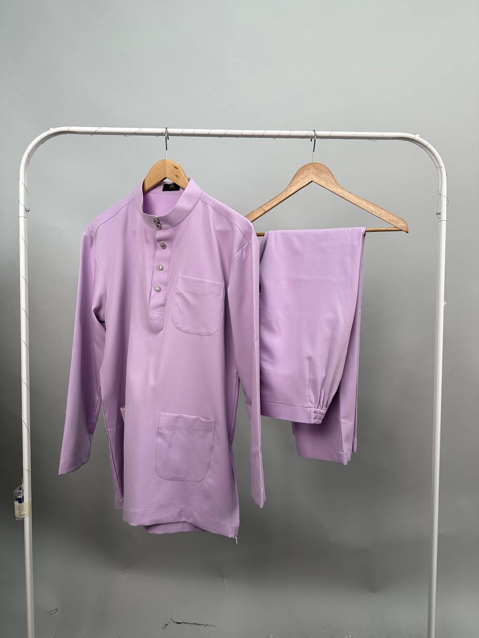 Baju Melayu Zaidan - Lilac Purple