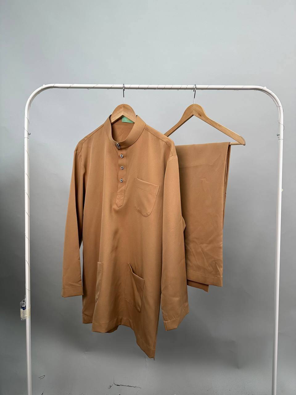 Baju Melayu Zaidan - Milk Tea