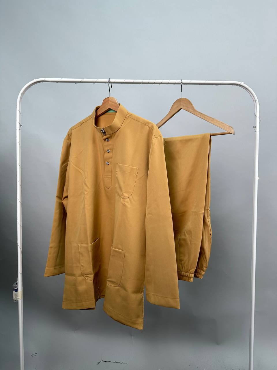 Baju Melayu Zaidan - Honey Mustard