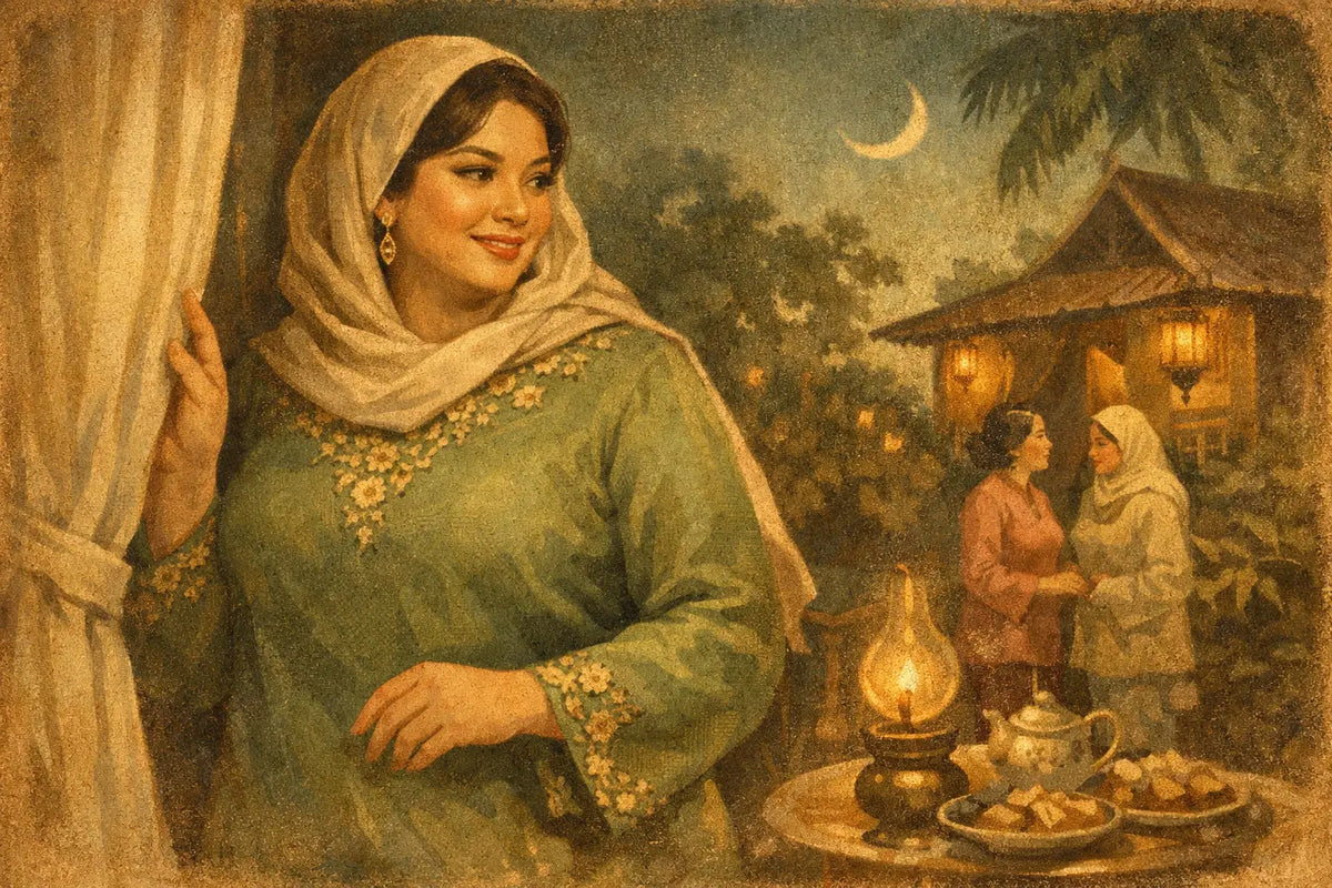 Baju Raya Wanita Saiz Besar yang Selesa & Anggun