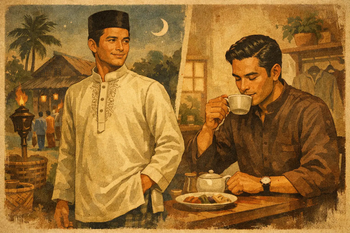 Kurta Arakian Lelaki untuk Gaya Raya dan Harian