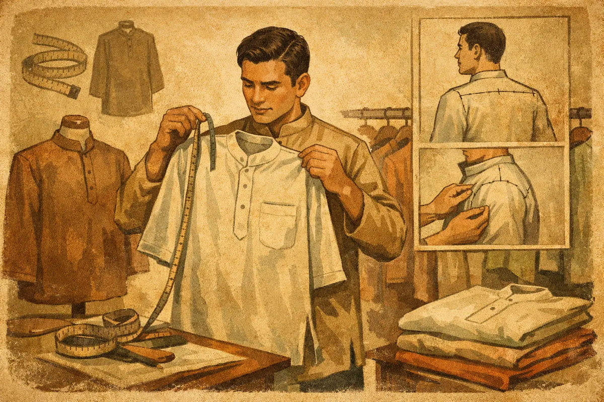 Cara Memilih Saiz Kurta Lelaki yang Tepat