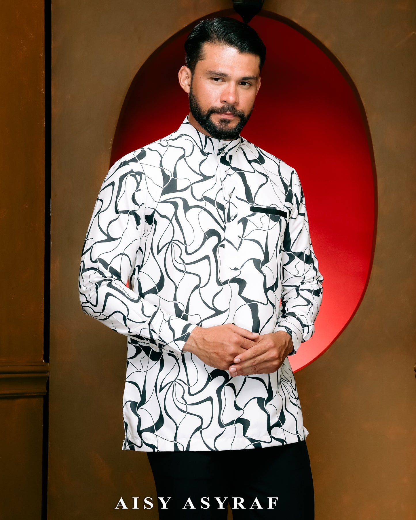 Kurta Arakian Raya - Marble