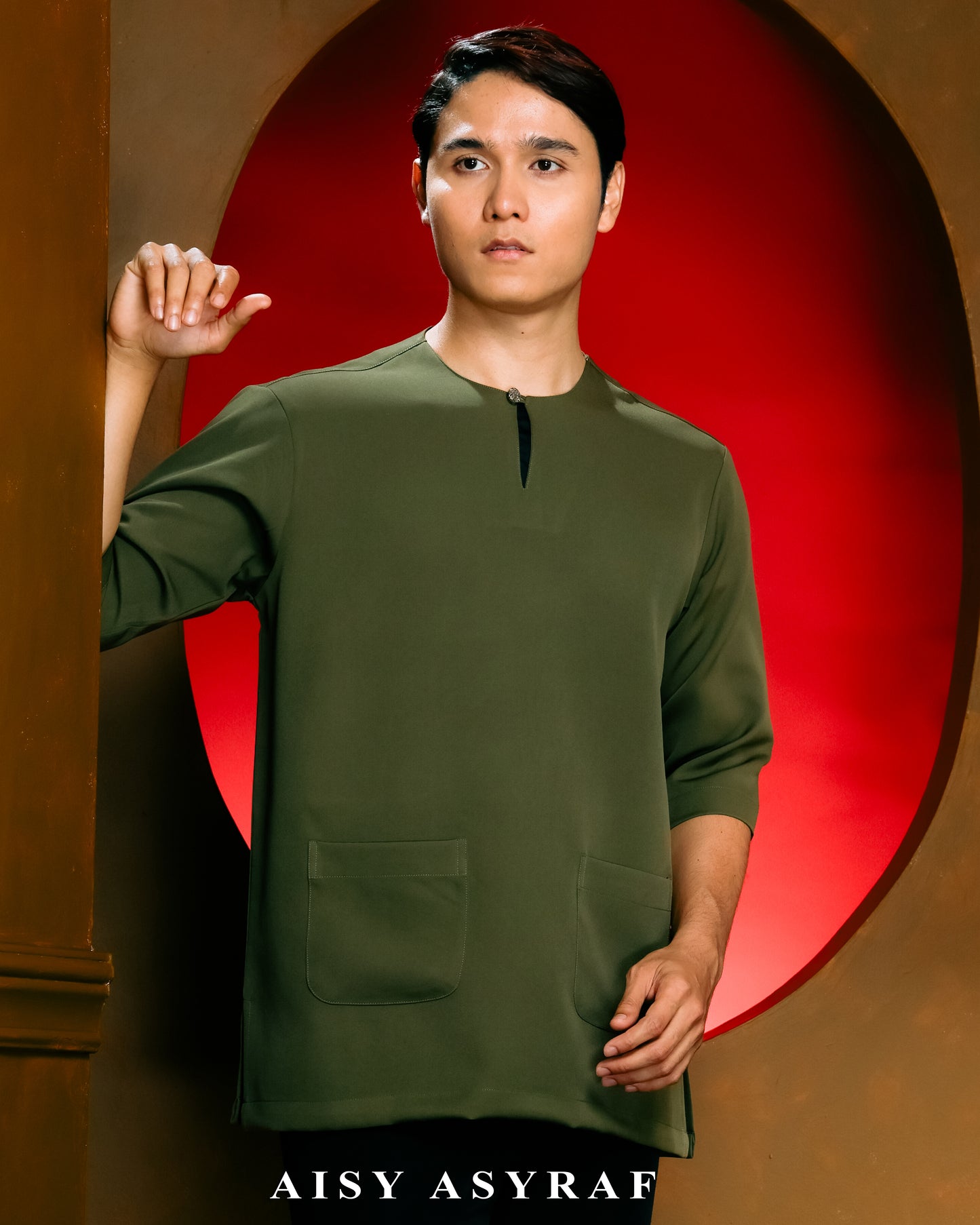 Kurta Santana - Olive Green