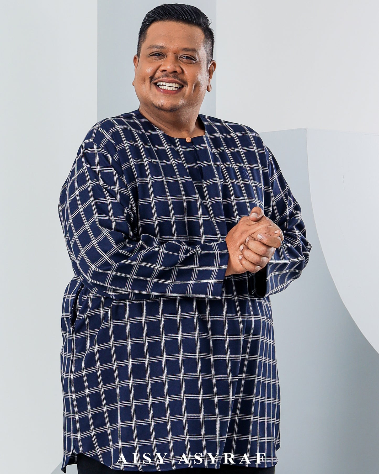 Kurta Esparta Plussize - Navy Blue