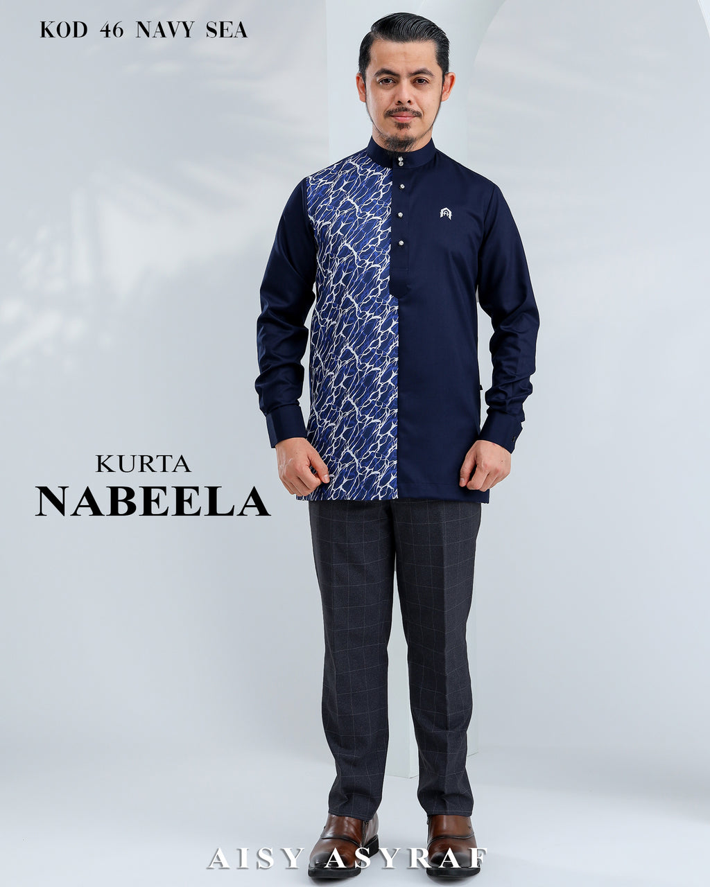 Kurta Nabeela - Kod 46 (Navy Sea)