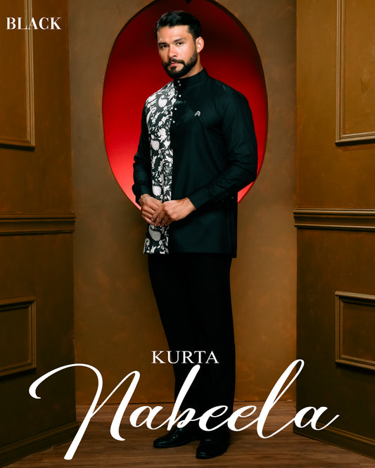 Kurta Nabeela Raya - Black