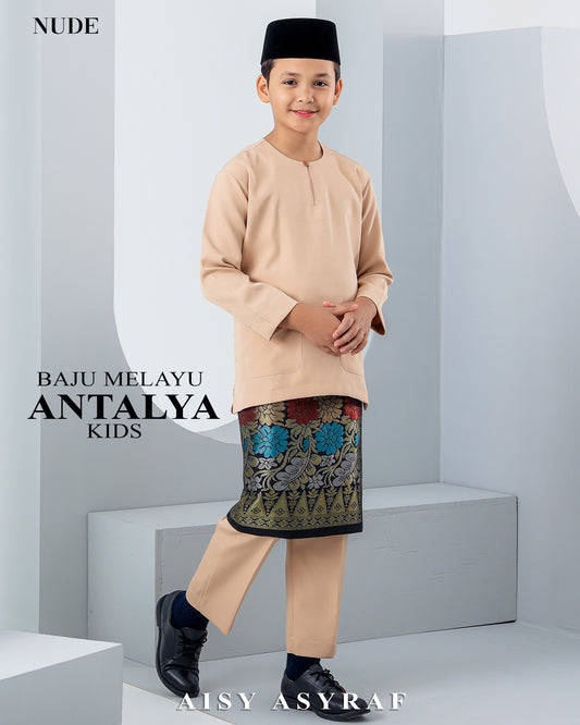 Baju Melayu Antalya Kids - Nude