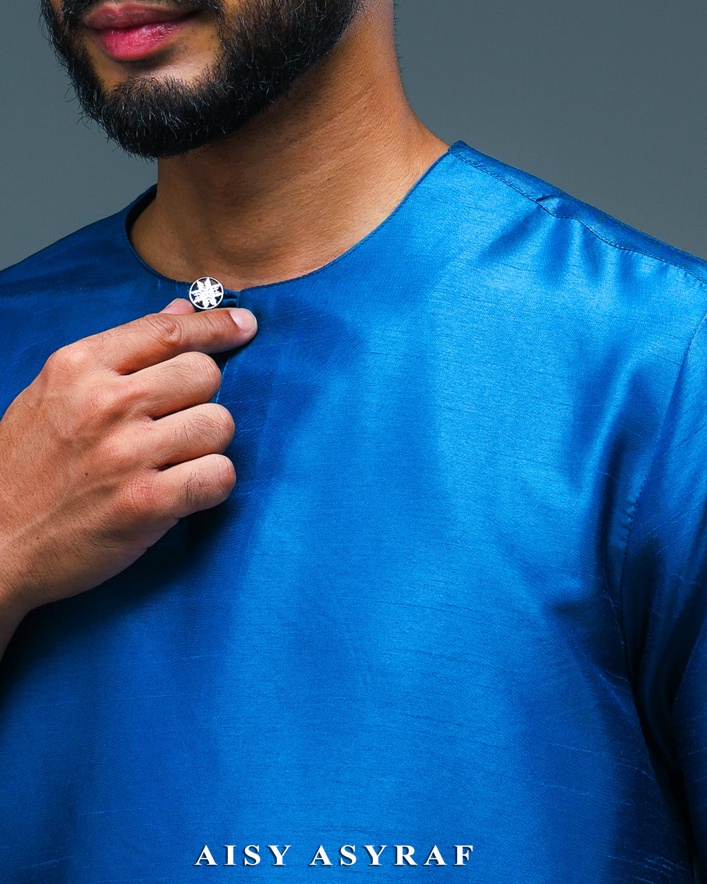 Kurta Gemala - Teal Blue