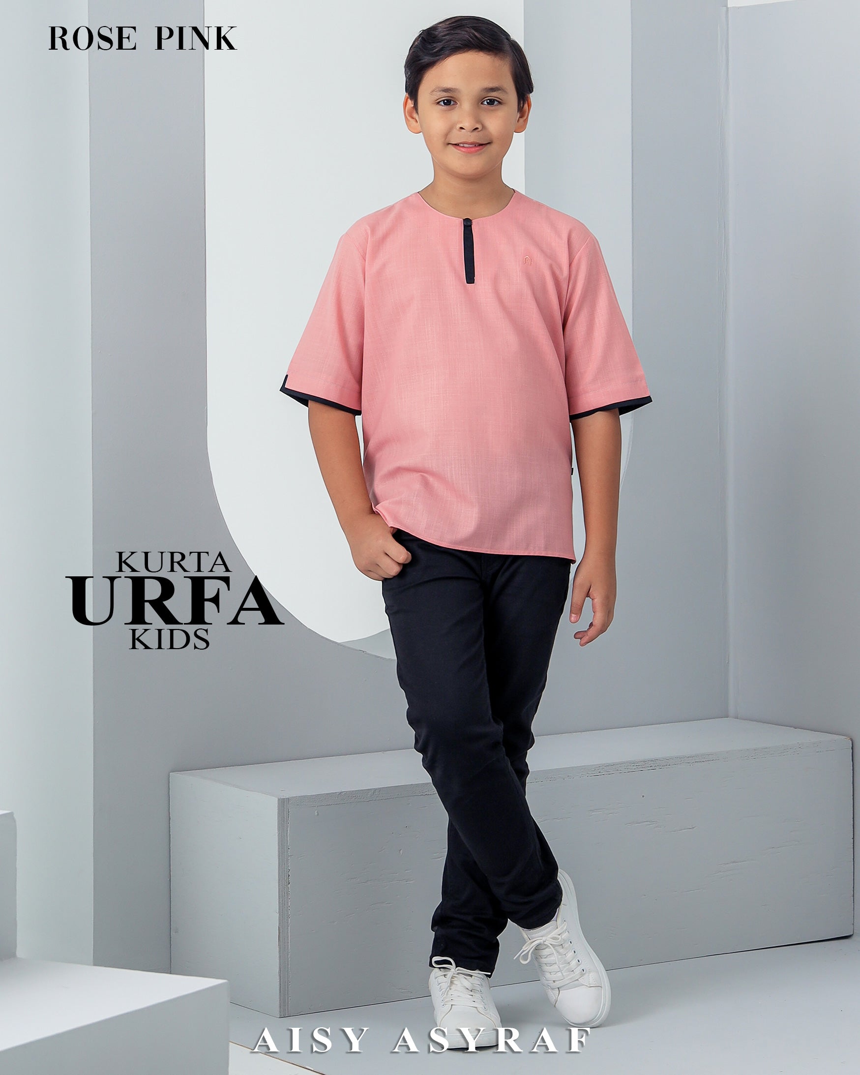 Kurta Urfa Kids - Rose Pink