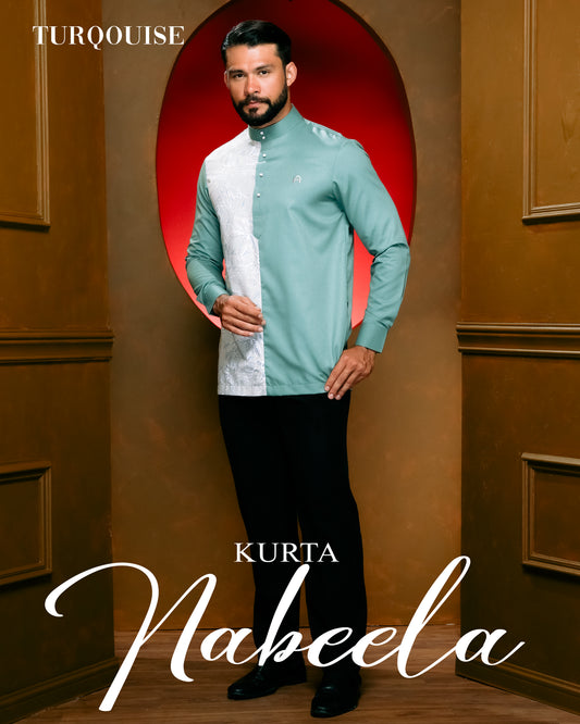 Kurta Nabeela Raya - Turqouise
