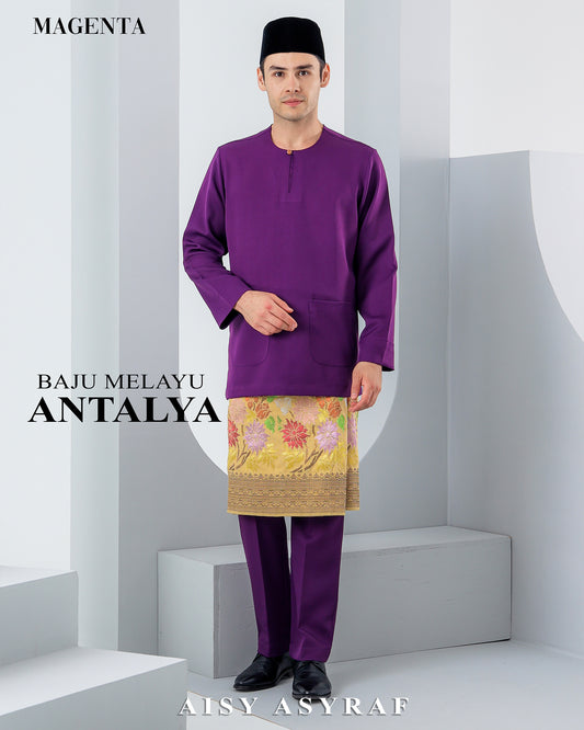 Baju Melayu Antalya - Magenta