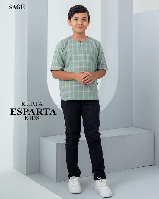 Kurta Esparta Kids - Sage