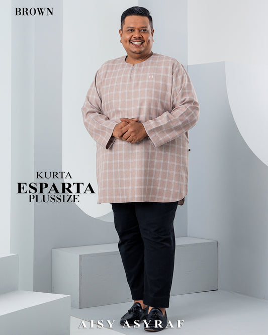 Kurta Esparta Plussize - Brown