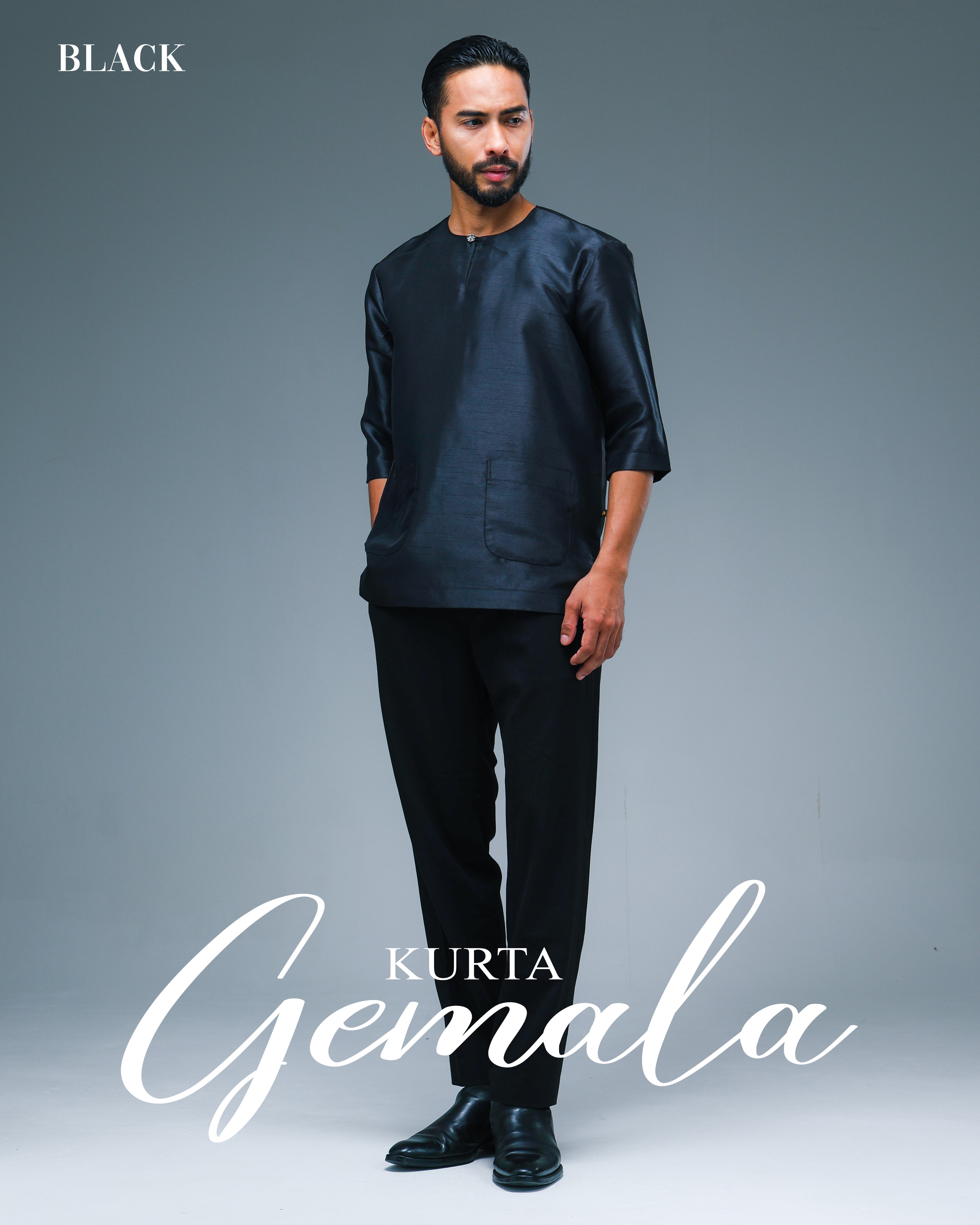 Kurta Gemala - Black