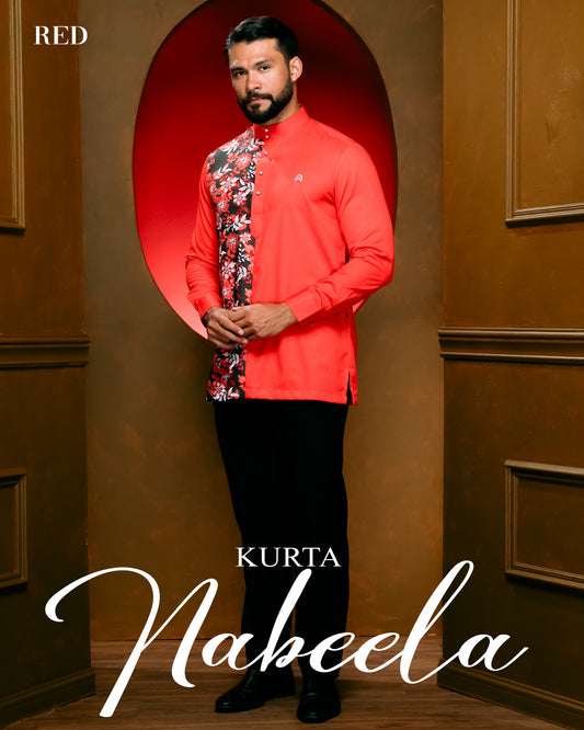 Kurta Nabeela Raya - Red
