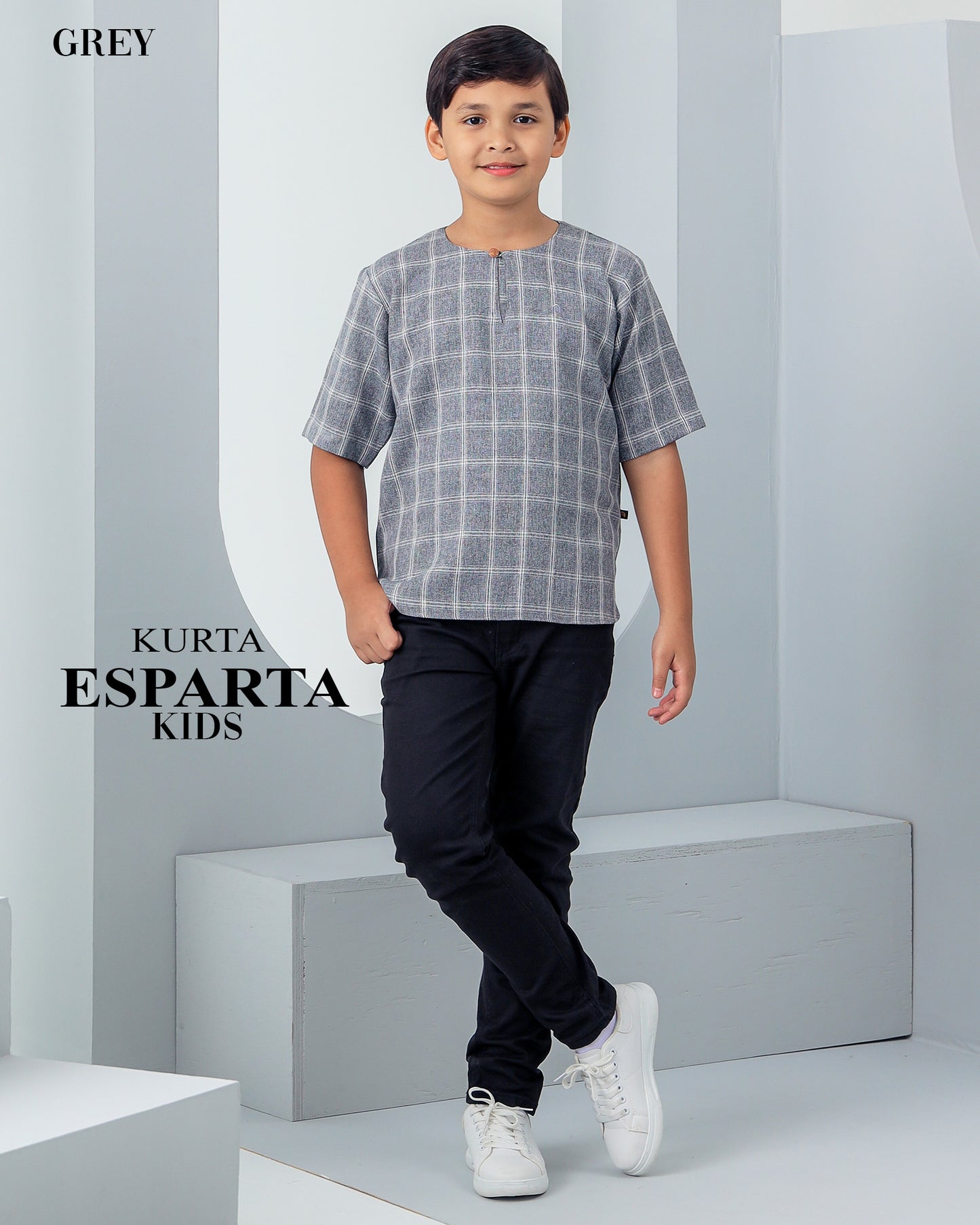 Kurta Esparta Kids - Grey