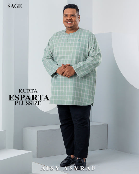 Kurta Esparta Plussize - Sage