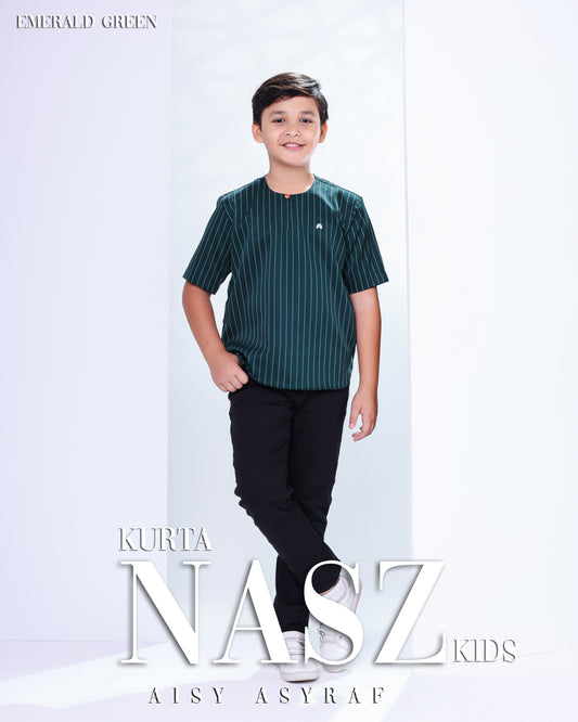 Kurta Nasz Kids - Emerald Green