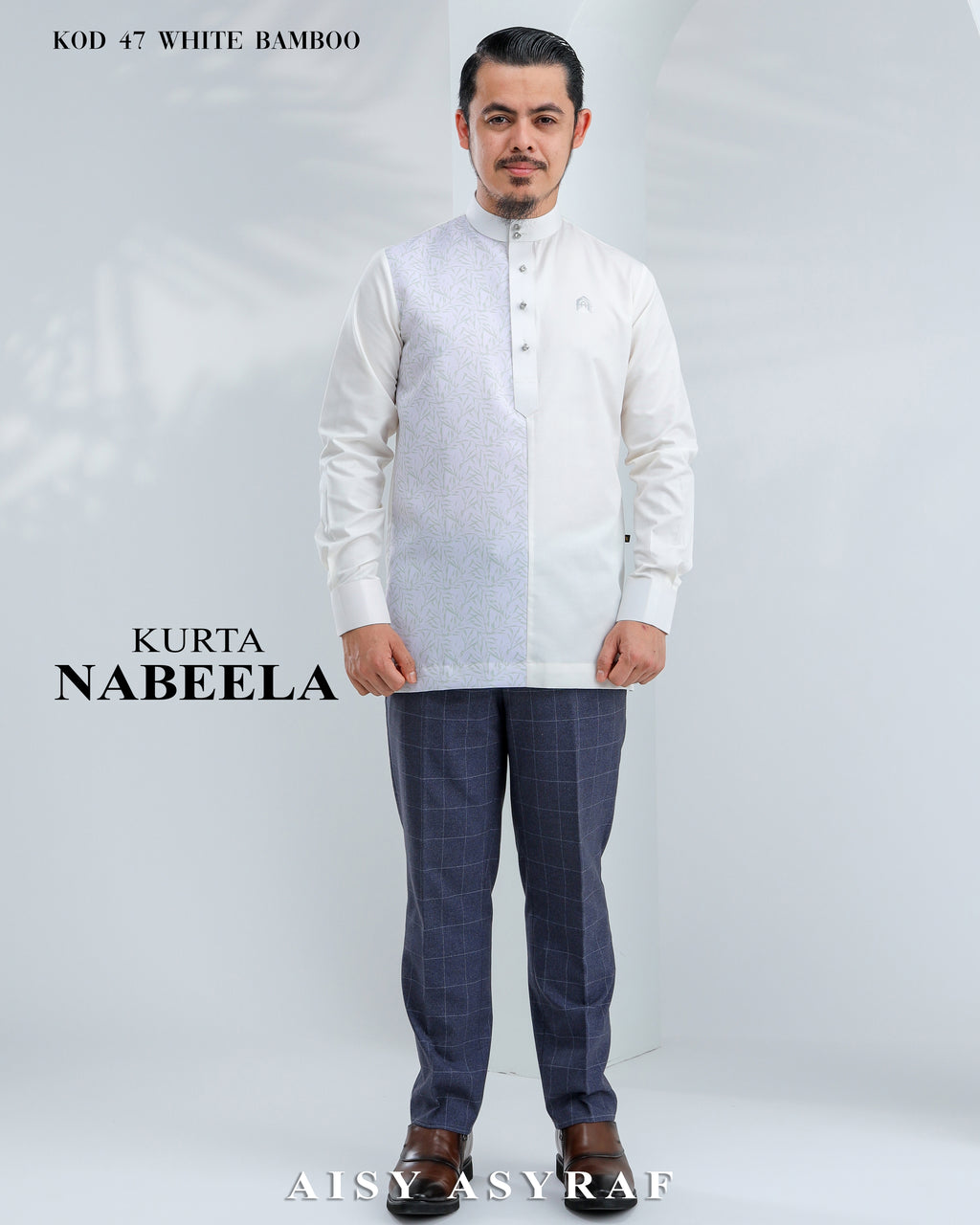 Kurta Nabeela - Kod 47 (White Bamboo)