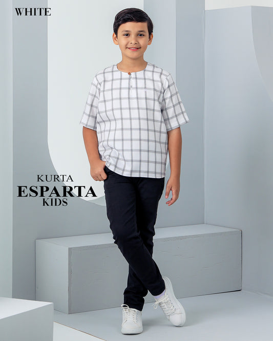 Kurta Esparta Kids - White