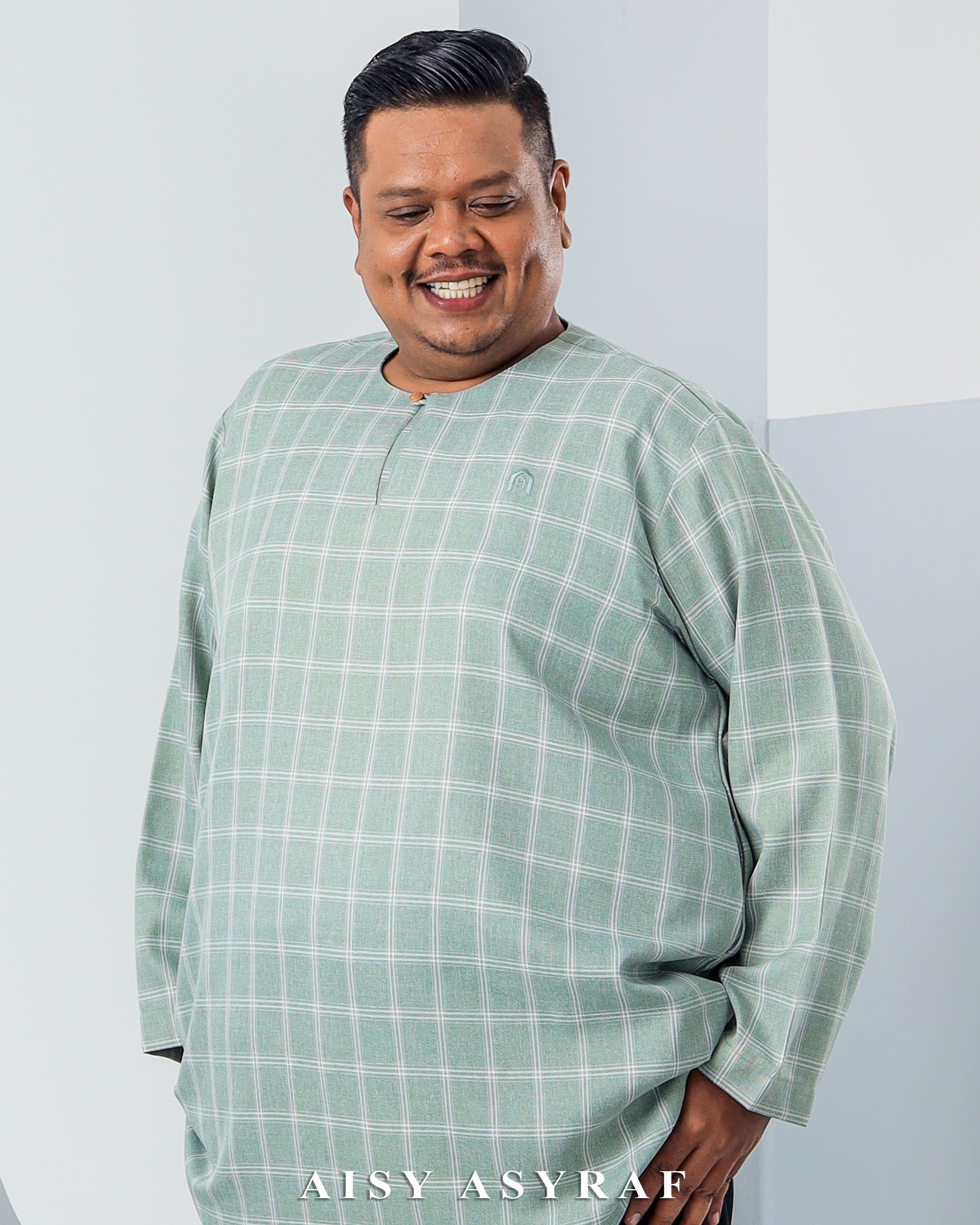 Kurta Esparta Plussize - Sage