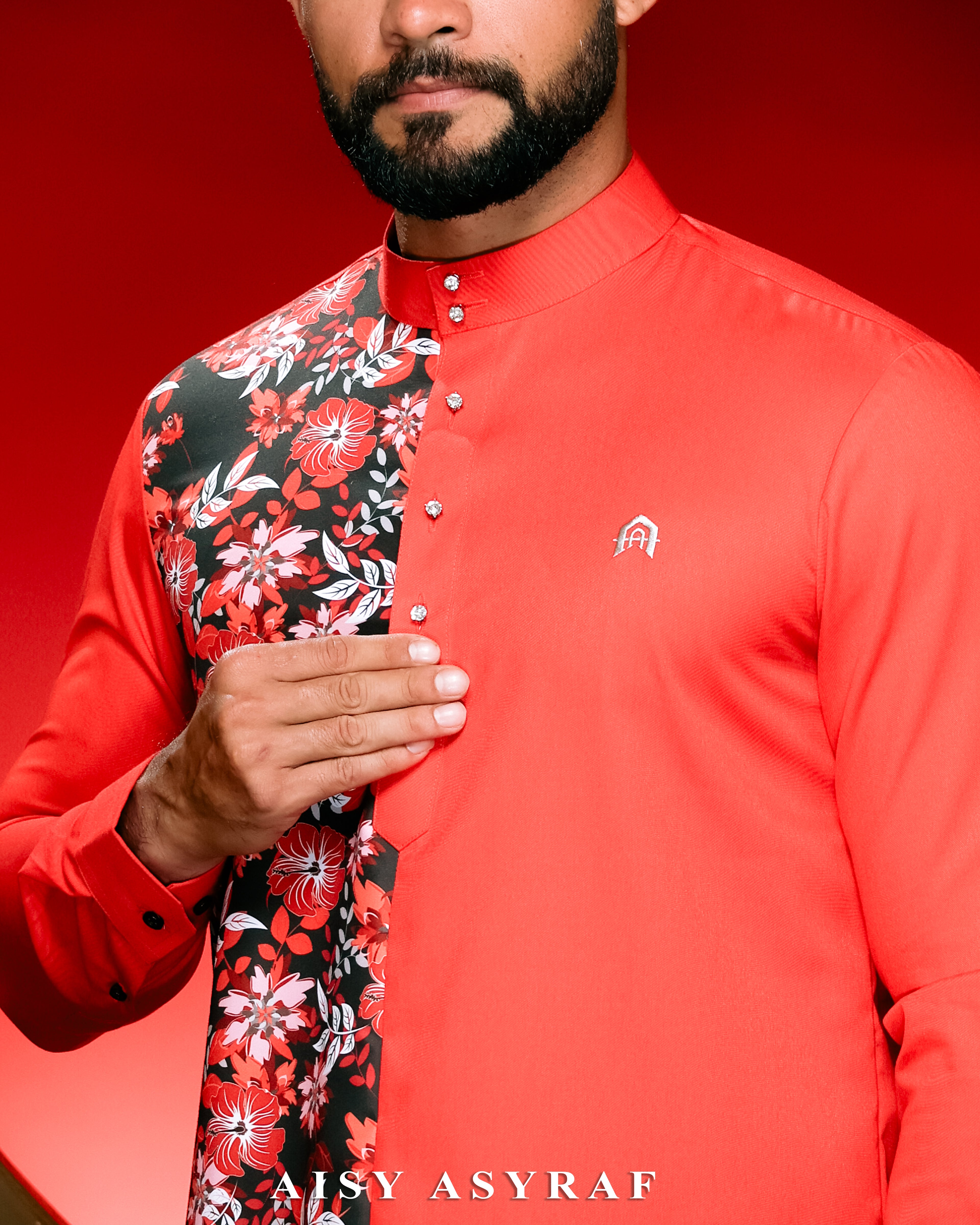 Kurta Nabeela Raya - Red