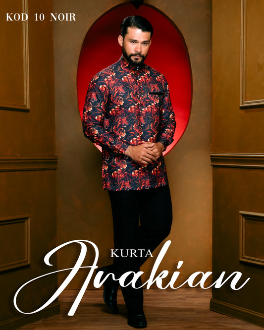 Kurta Arakian Raya - Noir
